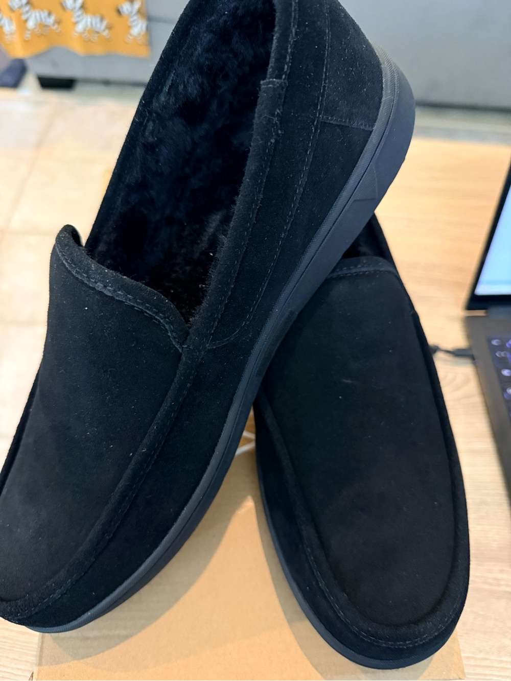 Vionic Fur-Trim Slip-On (Gustavo)